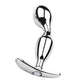 Metal Anchor Base Anal Plug outdoor Butt Plug Stainless Dildos Women'S Vaginal Plug Adult Couple Gay Masturbating Intimate Toys