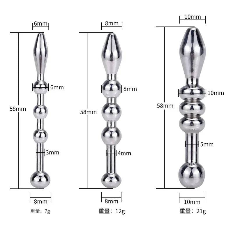 Metal Catheter Urethral Dilators Horse Eye Stimulator Penis Plug Stainless Steel Sex Toys for Men Catheters Sounds Adult Product