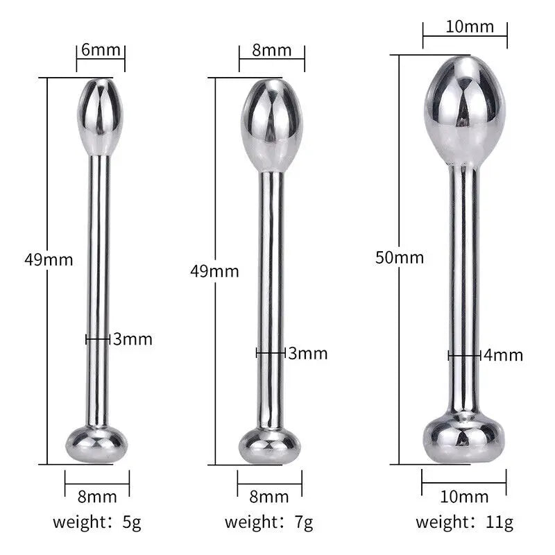 Metal Catheter Urethral Dilators Horse Eye Stimulator Penis Plug Stainless Steel Sex Toys for Men Catheters Sounds Adult Product