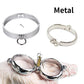 Metal Collar Handcuffs Anklecuffs Lockable Shackles BDSM Bondage Restraints Adult Roleplay Slave Toys Sex Game for Couples