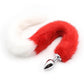 Metal Fox Tail Anal Plug Toy Plush Cosplay Butt Plug Erotic Sex Toys for Women Man Couple Gay BDSM Anal Tail Roleplay Toy