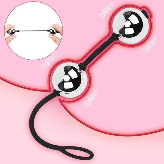 Metal Geisha Balls Vaginal Balls Kegel Ball Ben Wa Ball Anal Beads Vagina Tighten Exercise Anal Plug Sex Toy for Women Sex Shop