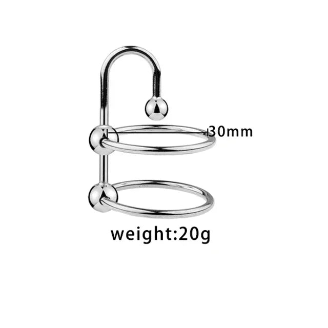 Metal Glans Urethra Dilators Penis Ring Urethral Stimulator Catheter Chastity Cage Cock Ring Sex Toys For Men Delay Ejaculation