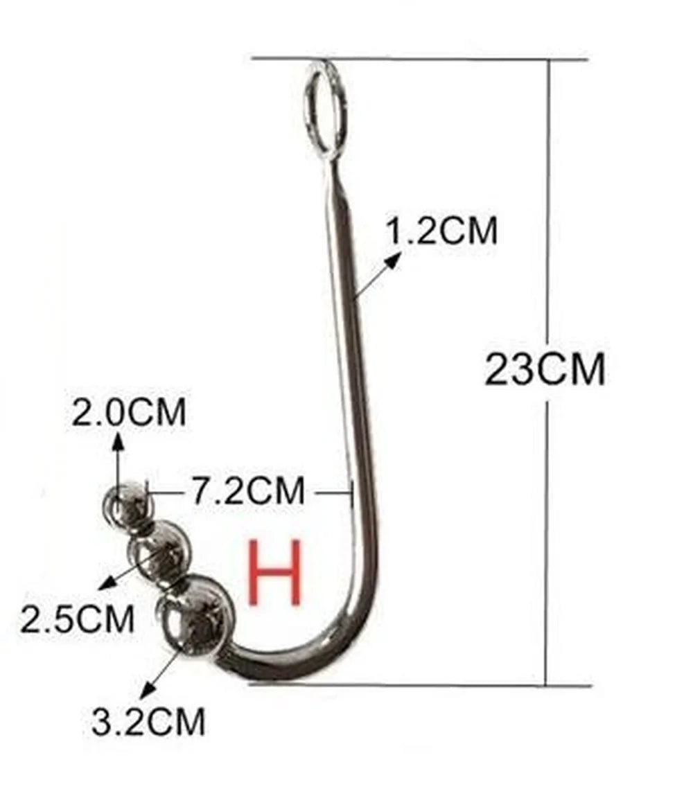 Metal Hanger Cleek Dilator Expander Bondage Harness Belt Tight Strap with Anal Butt Hook Plug Chastity Belt Restraints Sexy Toys