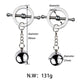 Metal Labia Clamps Breast Nipple Clips Weights Hanging Male Tease Sex Toys Bondage Accessories BDSM Nipple Massage Clamp Women