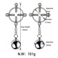 Metal Labia Clamps Breast Nipple Clips Weights Hanging Male Tease Sex Toys Bondage Accessories BDSM Nipple Massage Clamp Women