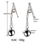 Metal Labia Clamps Breast Nipple Clips Weights Hanging Male Tease Sex Toys Bondage Accessories BDSM Nipple Massage Clamp Women