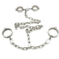 Metal Manacle Lockable Bondage Neck Collar Handcuffs Ankle Cuff Stainless Steel Restraints Kit  BDSM Sex Toys for Couple