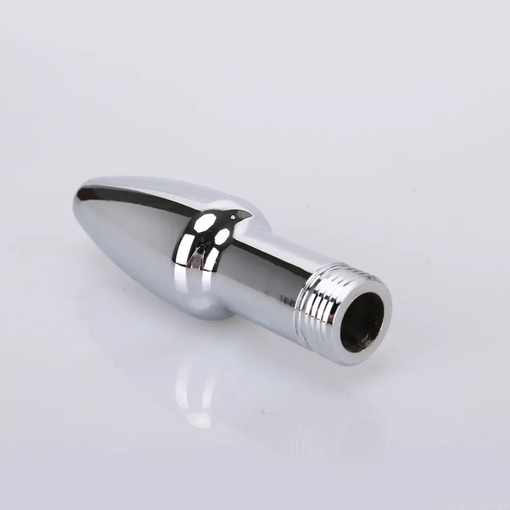 Metal Metal 7 Holes Side Opening Sex Product Anal Enema Cleaning Shower Colonic Douche Nozzle Vaginal Wash Sex Tools for Couples