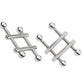 Metal Nipple Clamps Stimulator RolePlay Stimulator Steel Nipple Breast Clamps Spring Pull Slave Bondage Products for Couple