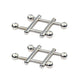 Metal Nipple Clamps Stimulator RolePlay Stimulator Steel Nipple Breast Clamps Spring Pull Slave Bondage Products for Couple