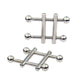 Metal Nipple Clamps Stimulator RolePlay Stimulator Steel Nipple Breast Clamps Spring Pull Slave Bondage Products for Couple