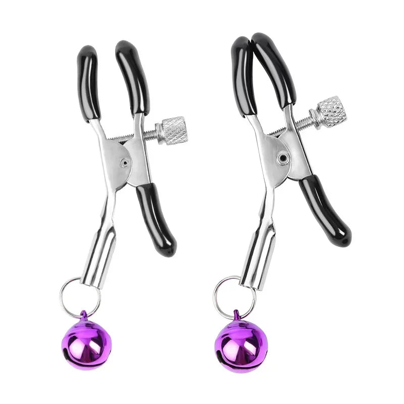 Metal Nipples Clamps Breast Clitoris Labium Clips Bondage Slave Restraints Adult Games Sex Toys For Women Men Couples Flirting