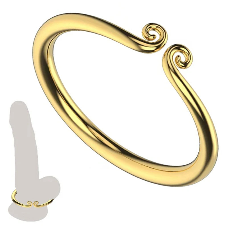 Metal Penis Cock Ring Set Small Large Delay Time Cock Ring Ball Stretcher Bondage Erection Sex Toy Man