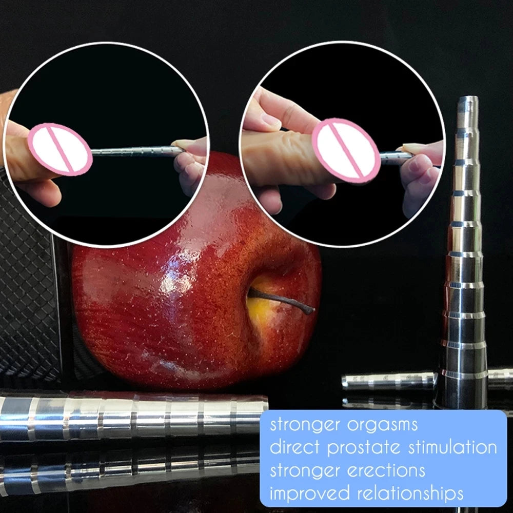 Metal Penis Plug Urethral Sounding for Male Masturbation Steel GXLOCK Store Metal Penis Plug Urethral Sounding for Male Masturbation Steel GXLOCK Store