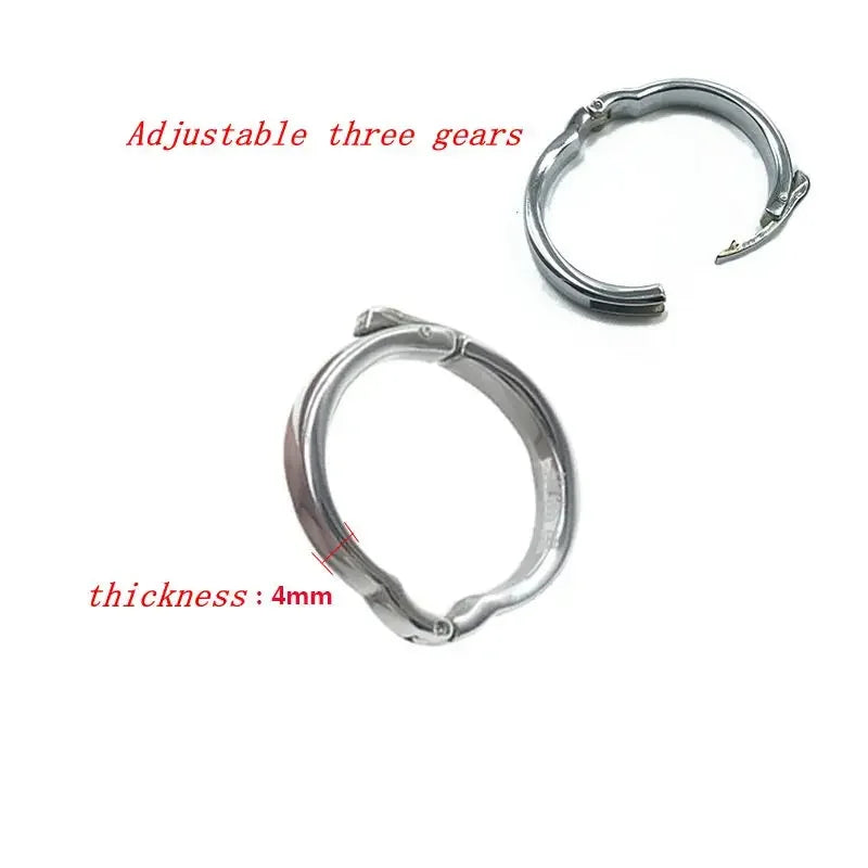 Metal Penis Ring for Men Physiotherapy Foreskin Correction Cock Ring Male Circumcision Erection Cockring Delay Ejaculation Toys