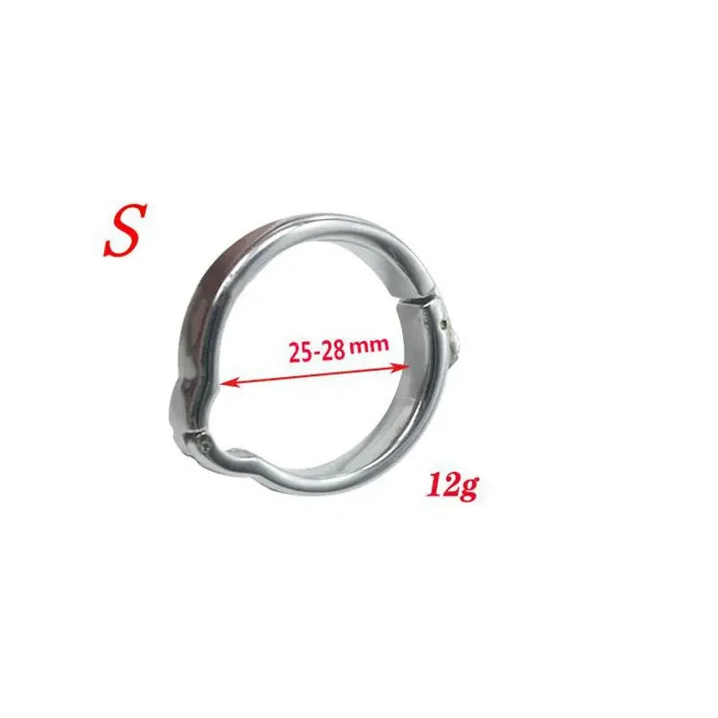 Metal Penis Ring for Men Physiotherapy Foreskin Correction Cock Ring Male Circumcision Erection Cockring Delay Ejaculation Toys