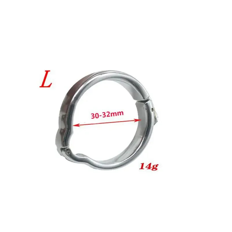 Metal Penis Ring for Men Physiotherapy Foreskin Correction Cock Ring Male Circumcision Erection Cockring Delay Ejaculation Toys