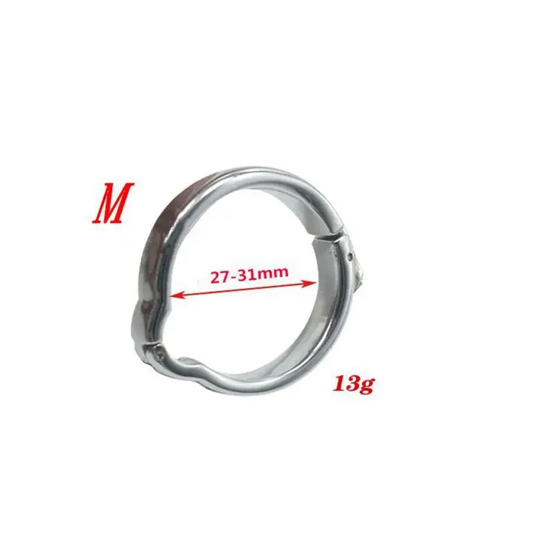 Metal Penis Ring for Men Physiotherapy Foreskin Correction Cock Ring Male Circumcision Erection Cockring Delay Ejaculation Toys