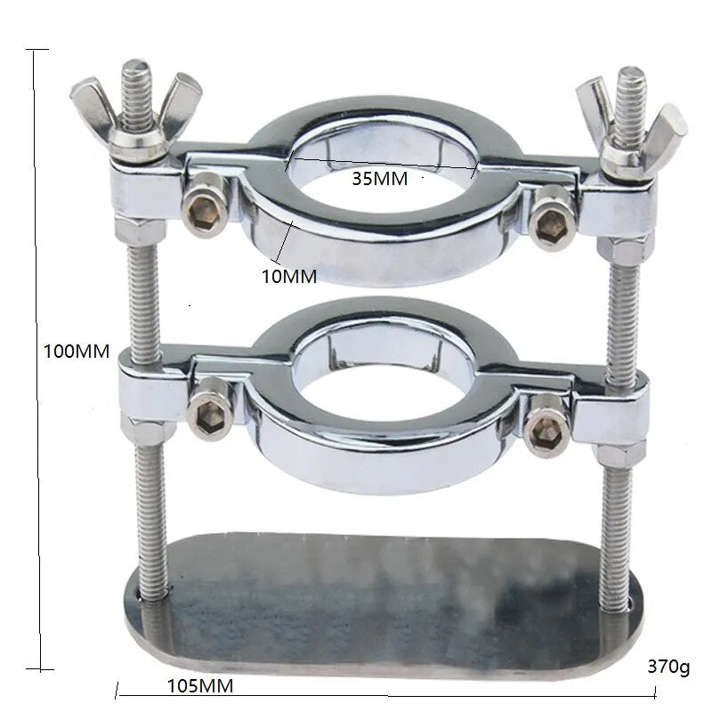 Metal Spike Scrotum Stretcher Ball Clamp