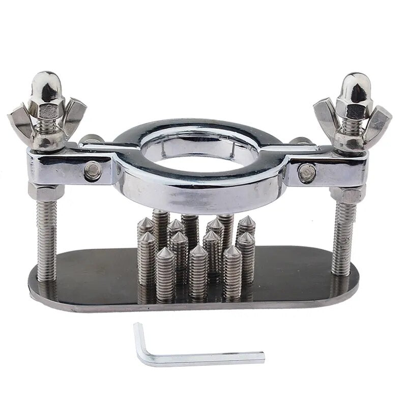 Metal Spike Scrotum Stretcher Ball Clamp GXLOCK Store Metal Spike Scrotum Stretcher Ball Clamp GXLOCK Store