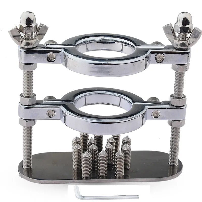 Metal Spike Scrotum Stretcher Ball Clamp GXLOCK Store Metal Spike Scrotum Stretcher Ball Clamp GXLOCK Store