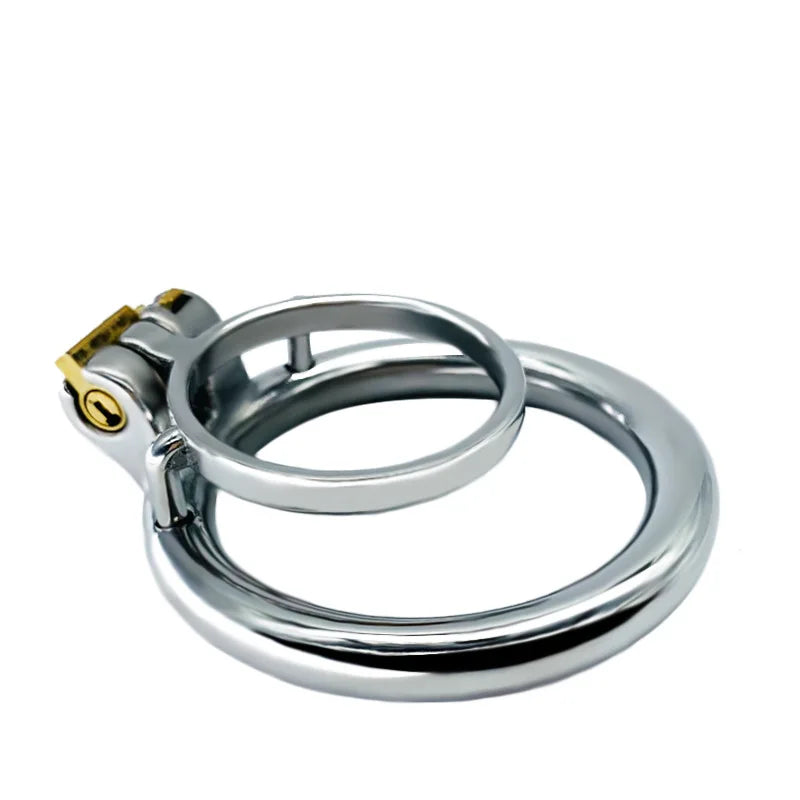 Metal Penis Rings Curve Cock Harness Male Chastity Bondage 콕링 정조대Male PenisTraining Device성인용품 남자용Adults Games Sex Toys for Men