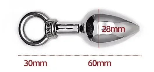 Metal Ring Anal Plug Sex Toys Butt Plug Prostage Masturbator Dildo