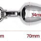 Metal Ring Anal Plug Sex Toys Butt Plug Prostage Masturbator Dildo