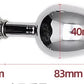 Metal Ring Anal Plug Sex Toys Butt Plug Prostage Masturbator Dildo