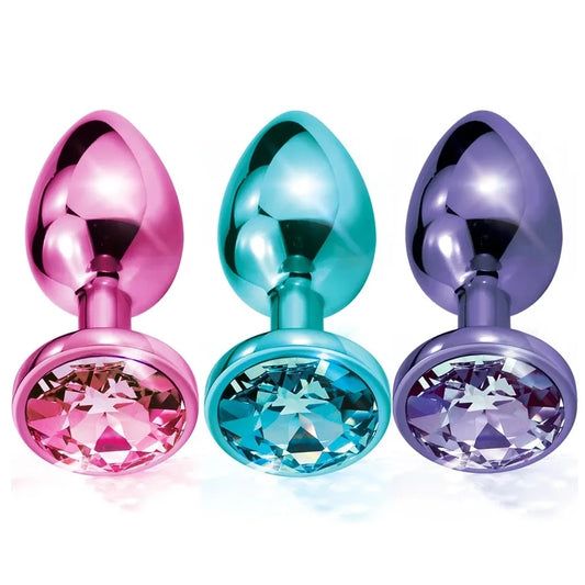 Metal Small Medium Large Butt Plug Set Fox Tail Anal Plug Jewelry Steel Anal Sex Toy Trainer For Woman Couple Cosplay