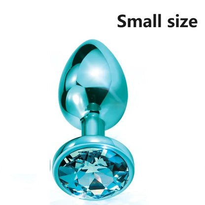 Metal Small Medium Large Butt Plug Set Fox Tail Anal Plug Jewelry Steel Anal Sex Toy Trainer For Woman Couple Cosplay