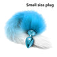 Metal Small Medium Large Butt Plug Set Fox Tail Anal Plug Jewelry Steel Anal Sex Toy Trainer For Woman Couple Cosplay