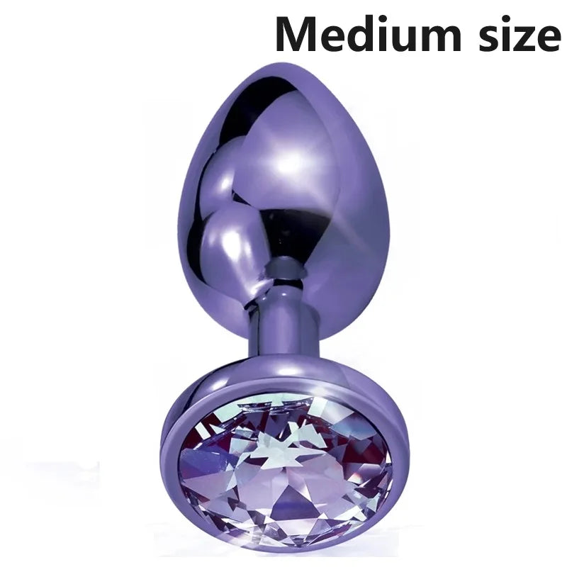 Metal Small Medium Large Butt Plug Set Fox Tail Anal Plug Jewelry Steel Anal Sex Toy Trainer For Woman Couple Cosplay