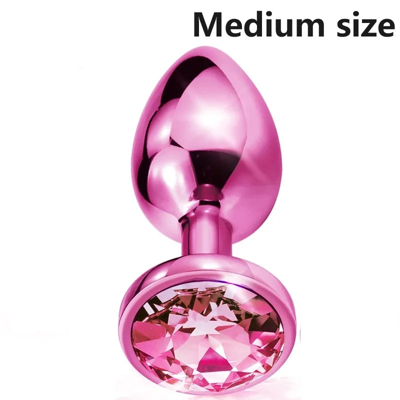 Metal Small Medium Large Butt Plug Set Fox Tail Anal Plug Jewelry Steel Anal Sex Toy Trainer For Woman Couple Cosplay