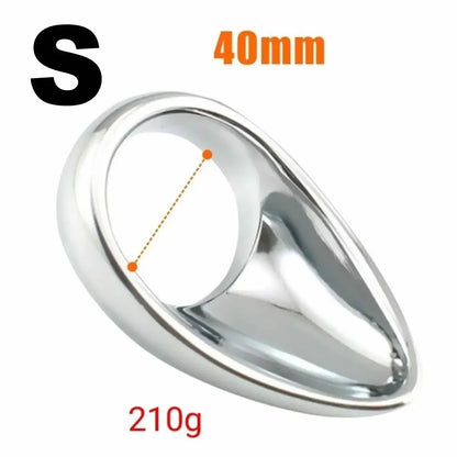 Metal Tears Cock Ring Tongue Shape Penis Ring dildo Cage Cock Ball Sex Toys for Men adult Product Teardrop BDSM Stainless Steel