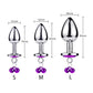 Metal small large size leather bondage handcuff with chain anal beads butt plug set bell ring insert sex toy couple game