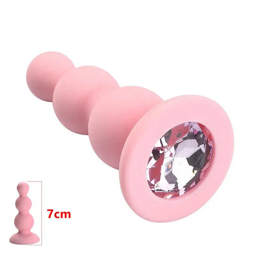 Mini Anal Plug Sex Toys silicone Crystal Annal Extreme Butt Buttplug for Woman Prostate Massager Stimulator Adult Tooys Man