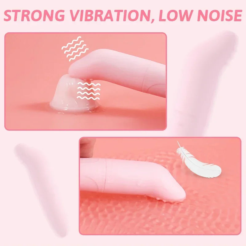 Mini G-spot Bullet Vibrator Dildo Dolphin Vibrating Eggs for Women Nipple Clitoris Stimulation Masturbator Sex Toys for Adult 18