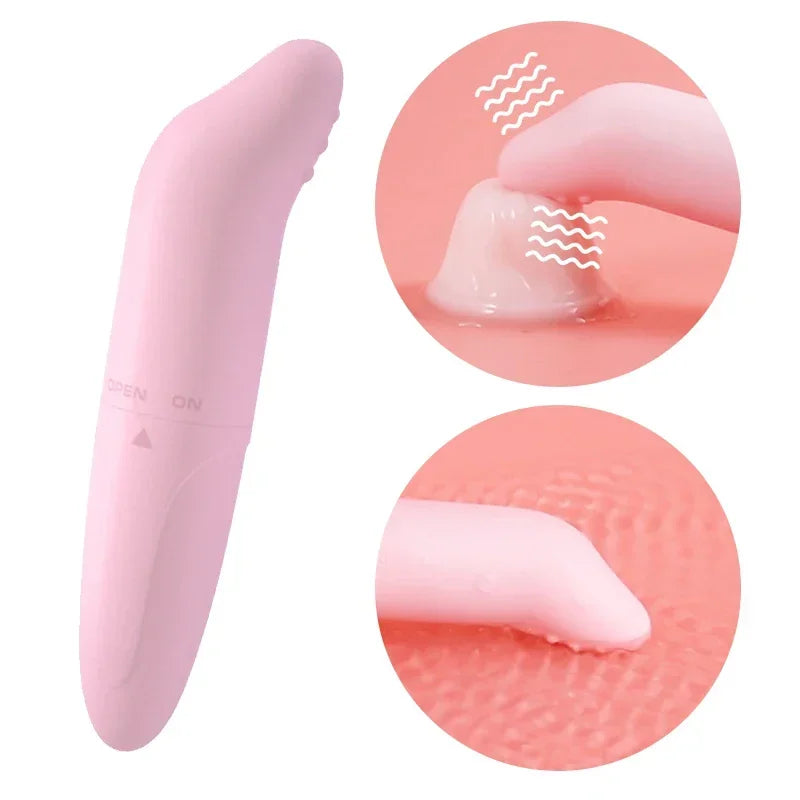 Mini G-spot Bullet Vibrator Dildo Dolphin Vibrating Eggs for Women Nipple Clitoris Stimulation Masturbator Sex Toys for Adult 18