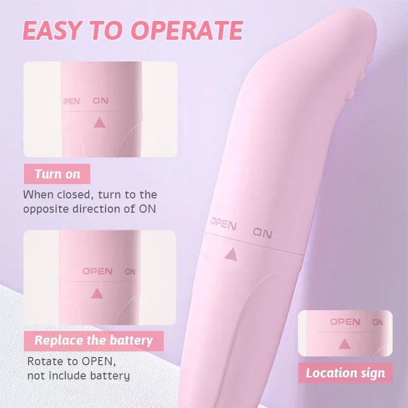 Mini G-spot Bullet Vibrator Dildo Dolphin Vibrating Eggs for Women Nipple Clitoris Stimulation Masturbator Sex Toys for Adult 18