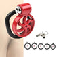 Mini Male Penis Chastity Cage Set Red Black Bird Chastity Cage Belt With 5 Size Lock Rings Penis Bondage Slave Man Sex Toy