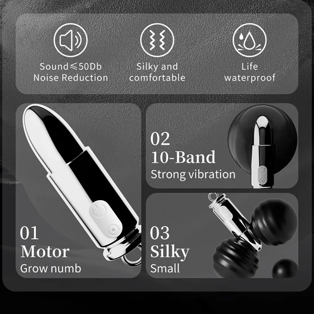 Mini Necklace Bullet G Spot Vibration Clit Stimulation Vibrating Jump Love Egg Vagina Female Masturbator Adult Sex Toy for Women