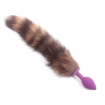 Mini Vibrator Anal Plug Fox Tail Shape Unisex Sex Stopper Adult Toy Stimulator Sex Product Flirt Toys Anal Butt Plug For Couples