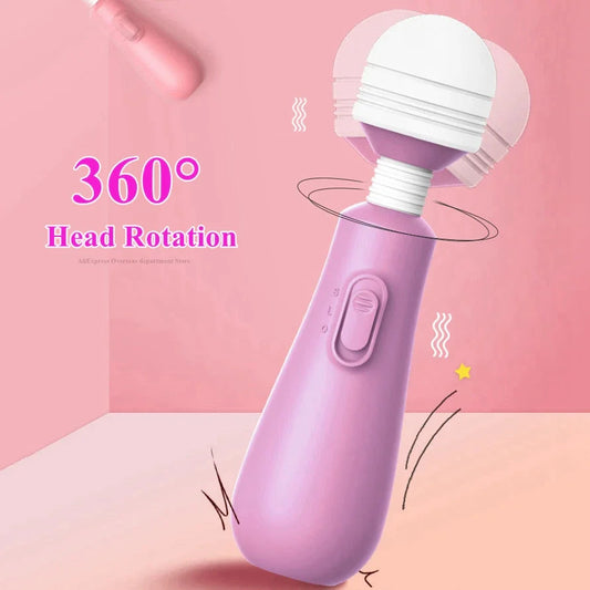 Mini Wireless Dildos Portable AV Vibrator Clitoris Stimulator Waterproof Magic Wand For Women Massager Cute Sex Toys For Adults