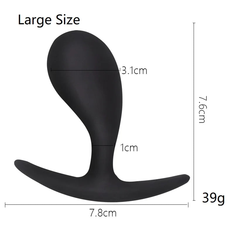 Mini small large Wearable Silicone anal beads butt plug ball penis fake insert G spot Sex toys unisex for male female