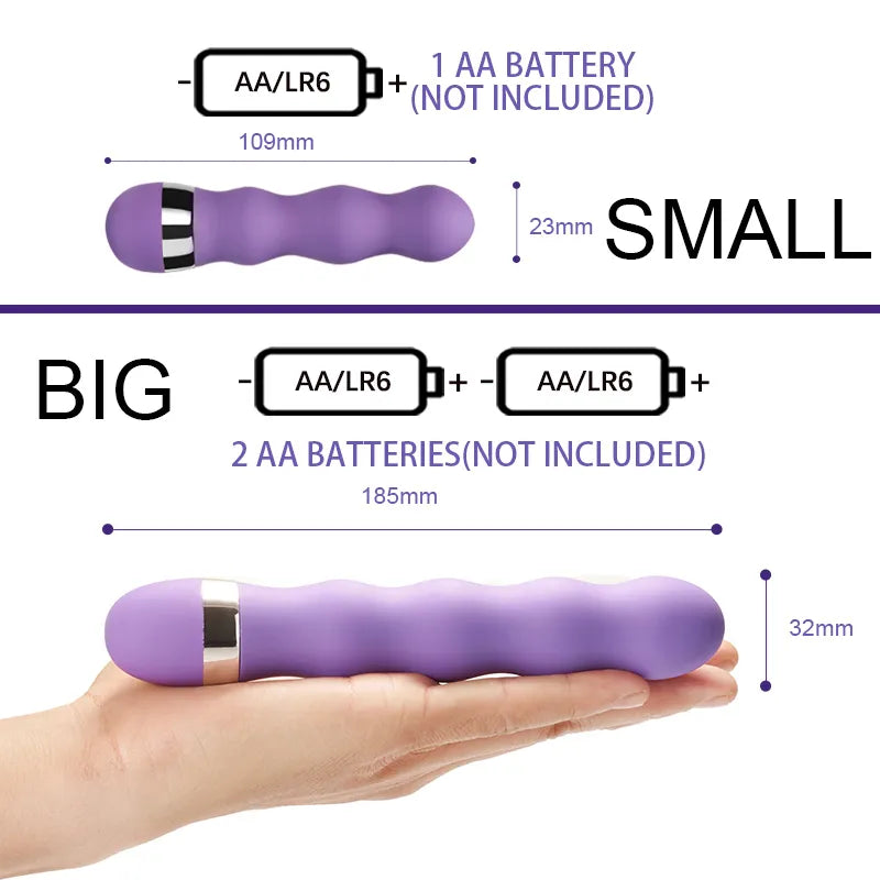Multi-speed G Spot Vagina Vibrator Butt Plug