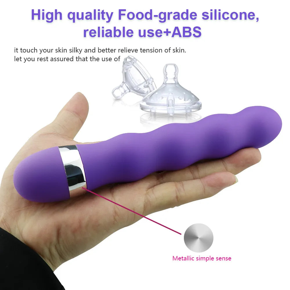 Multi-speed G Spot Vagina Vibrator Butt Plug