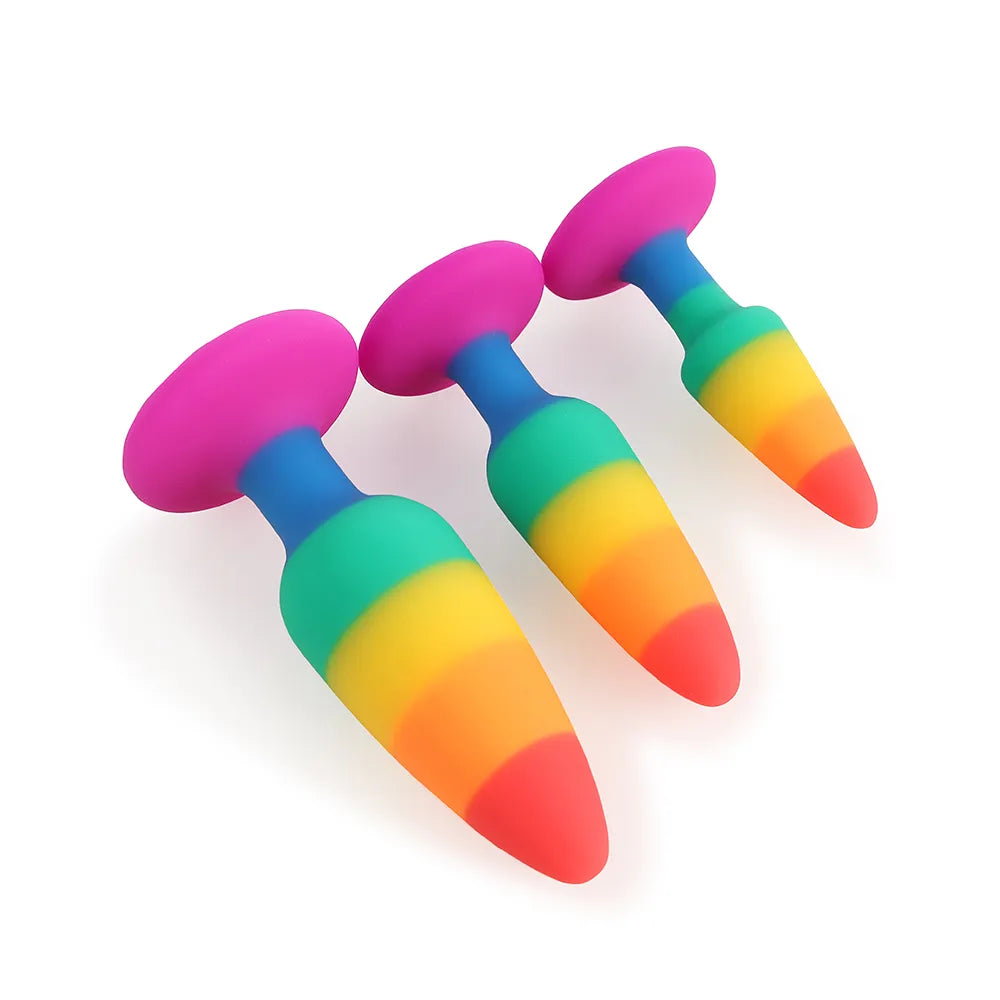 Multicolor Silicone Anal Plug Butt Plug Bdsm Toy Intimate Sex Toys for Adult Games Sextoys Butt Plug Dildo Anal Dilator