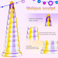 Silicone  Multicolor Suction Cup Female Dildo